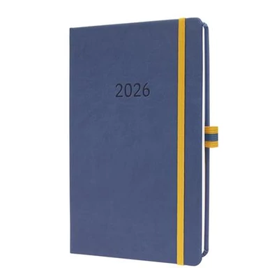Naptár, A5, heti, 2026, kemény borító, SIGEL 