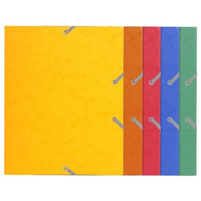 Gumis mappa, prespán, A5, EXACOMPTA, vegyes színek (szín nem választható)