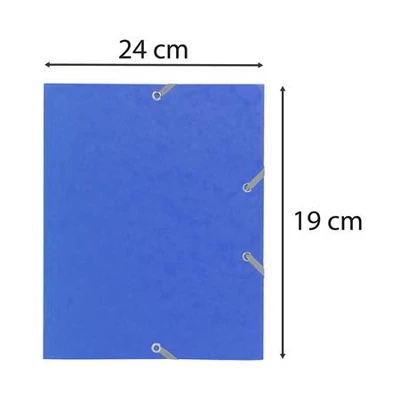 Gumis mappa, prespán, A5, EXACOMPTA, vegyes színek (szín nem választható)