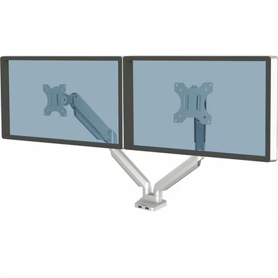 Monitortartó kar, két monitorhoz, FELLOWES 