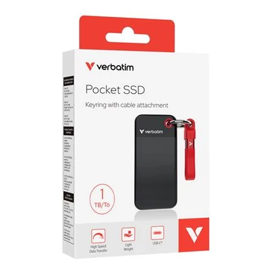 SSD (külső memória) 1TB, USB 3.2 Gen2, VERBATIM 