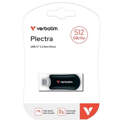 Pendrive, 512GB, USB-C 3.2 Gen1, VERBATIM 