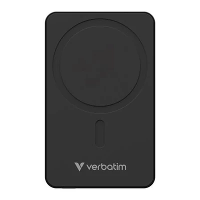 Power bank, külső akkumulátor, vezeték nélküli, 10.000mAh, VERBATIM 