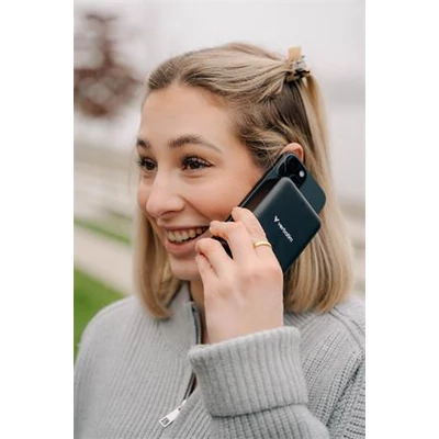 Power bank, külső akkumulátor, mágneses, 20.000mAh, kitámasztó, VERBATIM 