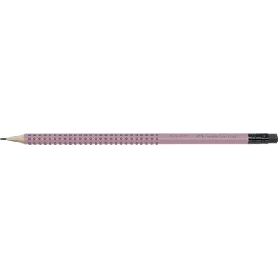 Grafitceruza, B, háromszögletű, radírral, FABER-CASTELL 