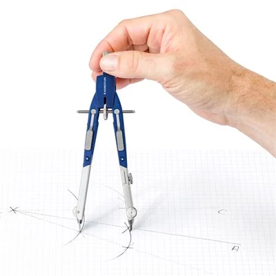 Körző készlet, precíziós, 3 darabos, STAEDTLER 
