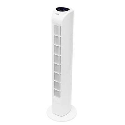 Oszlopventilátor, távirányítóval, 78 cm, 45 W, HOME, fehér