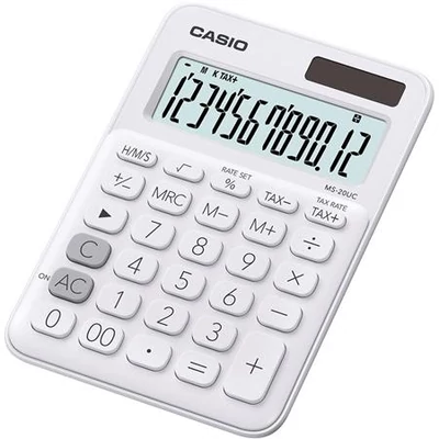 Számológép, asztali, 12 számjegy, CASIO 