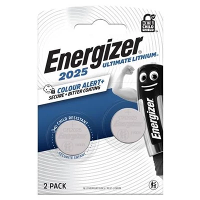 Gombelem, CR2025, 2 db, színjelző, ENERGIZER 