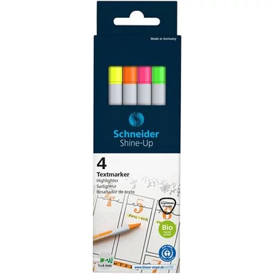Szövegkiemelő toll készlet, 1-4 mm, SCHNEIDER 