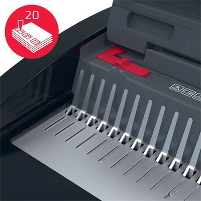 Spirálozógép, műanyag spirálkötéshez, manuális, 240 lap, GBC 