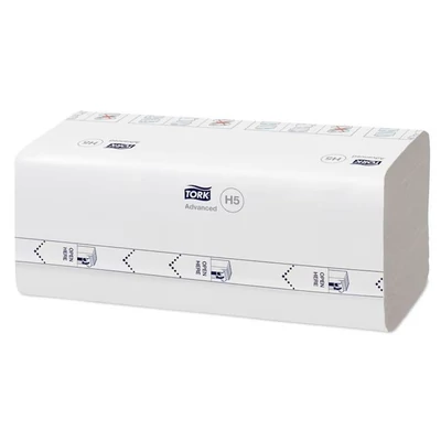 Kéztörlő, hajtogatott, H5 rendszer, 1 rétegű, Advanced, TORK 
