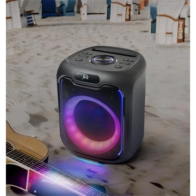 Hangszóró, Bluetooth, mikrofonnal, LED fényekkel, 150W, MUSE 