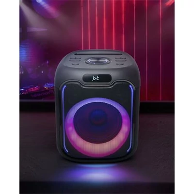 Hangszóró, Bluetooth, mikrofonnal, LED fényekkel, 150W, MUSE 