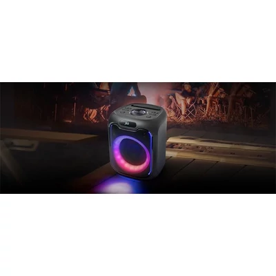 Hangszóró, Bluetooth, mikrofonnal, LED fényekkel, 150W, MUSE 
