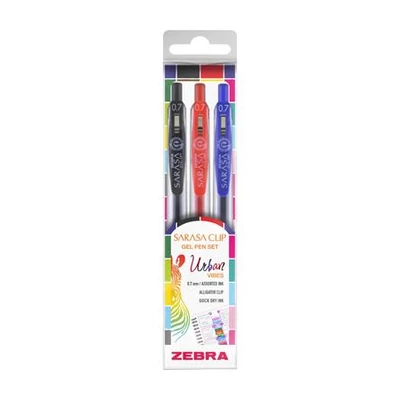 Zseléstoll készlet, 0,33 mm, nyomógombos, ZEBRA 