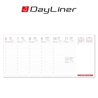 Naptár, asztali, álló, DAYLINER, 