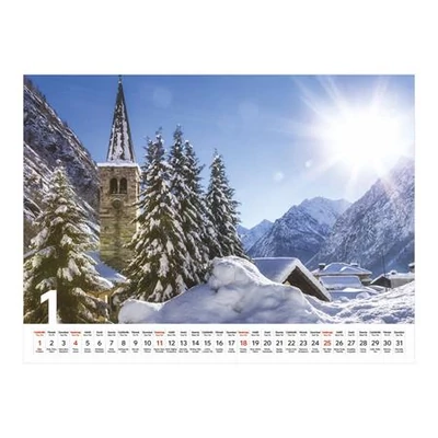 Naptár, fali, TOPTIMER, 