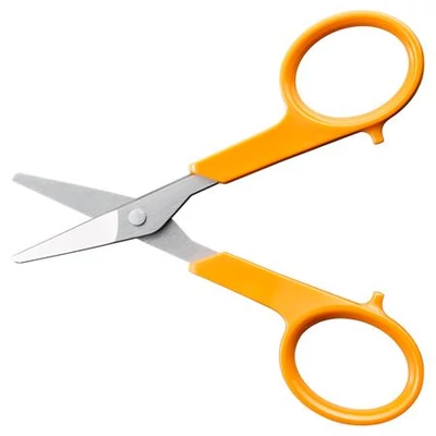 Olló, körömvágó, 10 cm, egyenes, FISKARS 