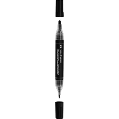 Dekormarker, 1,0/3,0 mm, kétvégű, akril, FABER-CASTELL 
