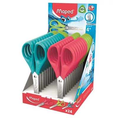 Olló display, iskolai, 13 cm, MAPED 
