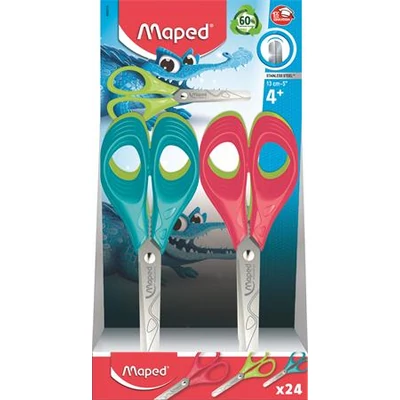 Olló display, iskolai, 13 cm, MAPED 