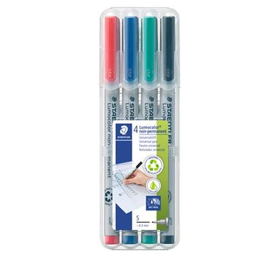 Alkoholmentes marker készlet, OHP, 0,4 mm, STAEDTLER 