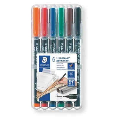 Alkoholos marker készlet, OHP, 0,4 mm, STAEDTLER 