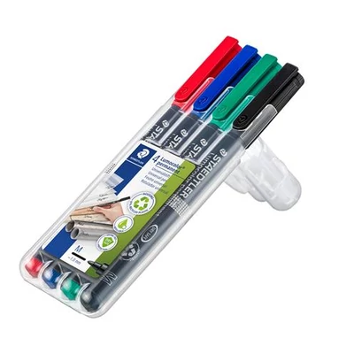 Alkoholos marker készlet, OHP, 1 mm, STAEDTLER 
