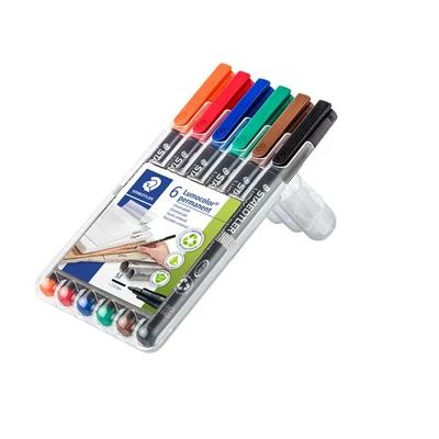 Alkoholos marker készlet, OHP, 1 mm, STAEDTLER 