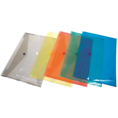 Irattartó tasak,A5, PP, patentos, DONAU, kék