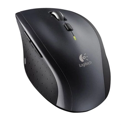 Egér, vezeték nélküli, lézeres, normál méret, USB, LOGITECH 