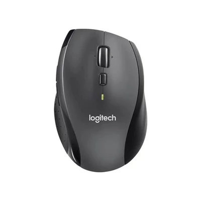 Egér, vezeték nélküli, lézeres, normál méret, USB, LOGITECH 