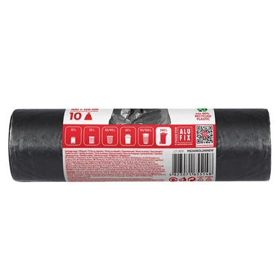 Szemeteszsák, 240 l,10 db, ALUFIX