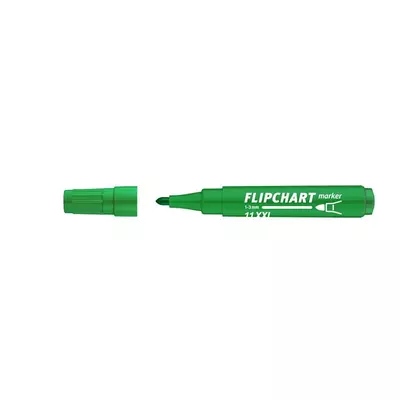 Flipchart marker, 1-3 mm, kúpos, ICO "Artip 11 XXL", zöld