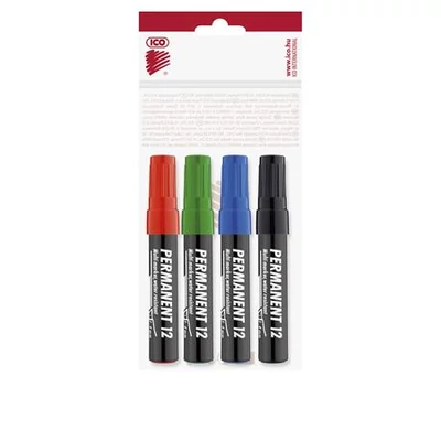 Alkoholos marker készlet, 1-4 mm, vágott, ICO 