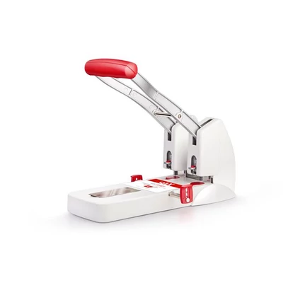 Lyukasztó, nagyteljesítményű, kétlyukú, 150 lap, SAX 