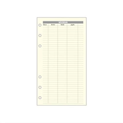 Kalendárium betét, költségtervező 