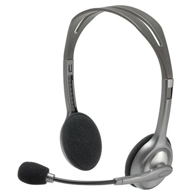 Fejhallgató, mikrofonnal, LOGITECH 