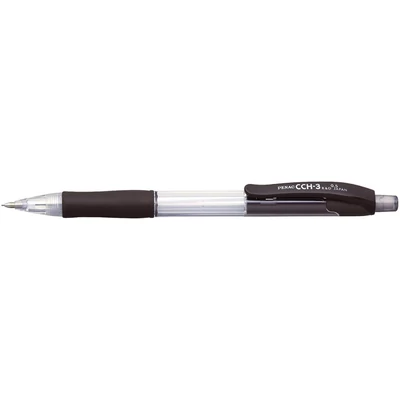 Nyomósirón, 0,5 mm, fekete tolltest, PENAC 