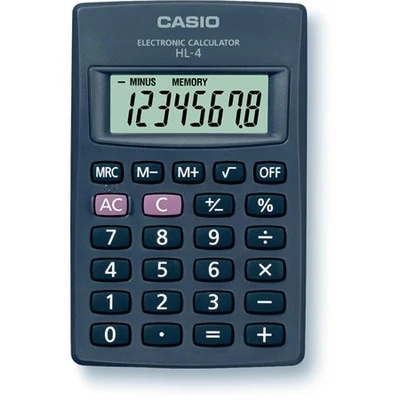 Zsebszámológép, 8 számjegy, CASIO 