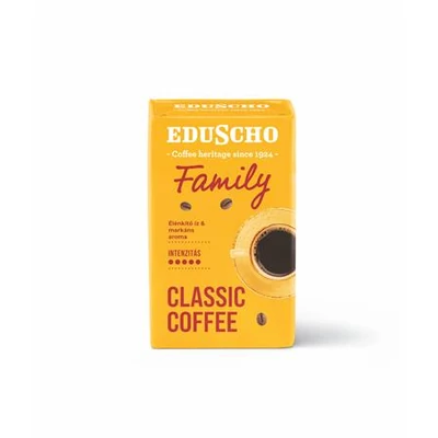 Kávé, pörkölt, őrölt, vákuumos csomagolásban, 250 g, EDUSCHO 