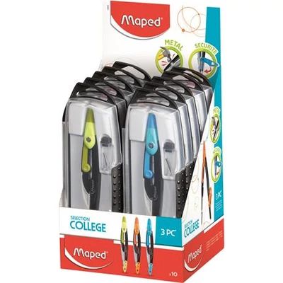 Körző készlet, 3 darabos, MAPED 