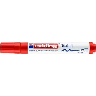 Textilmarker, 2-3 mm, kúpos, EDDING 