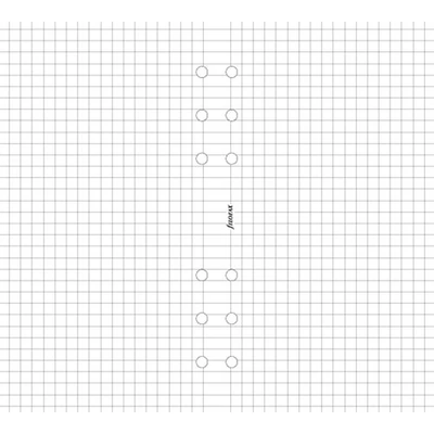 Kalendárium betét, jegyzetlap, A5, kockás, FILOFAX, fehér