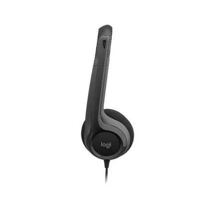 Fejhallgató, mikrofonnal, USB csatlakozás, LOGITECH 