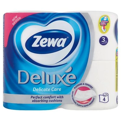Toalettpapír, 3 rétegű, kistekercses, 4 tekercs, ZEWA 