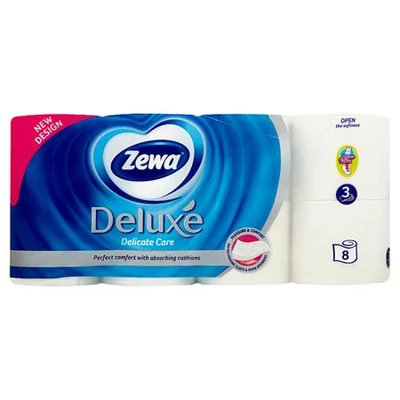 Toalettpapír, 3 rétegű, kistekercses, 8 tekercs, ZEWA 