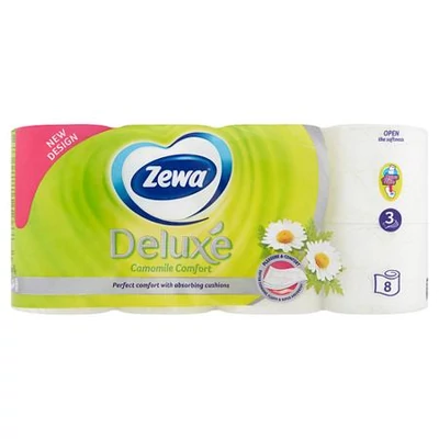 Toalettpapír, 3 rétegű, kistekercses, 8 tekercs, ZEWA 