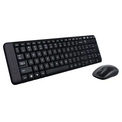 Egér- és billentyűzet készlet, vezeték nélküli, USB, HUN, LOGITECH 